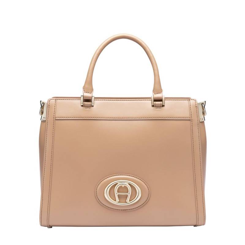 AIGNER - Handtasche Luisa Pecan Brown Beige - Gr. - M von AIGNER