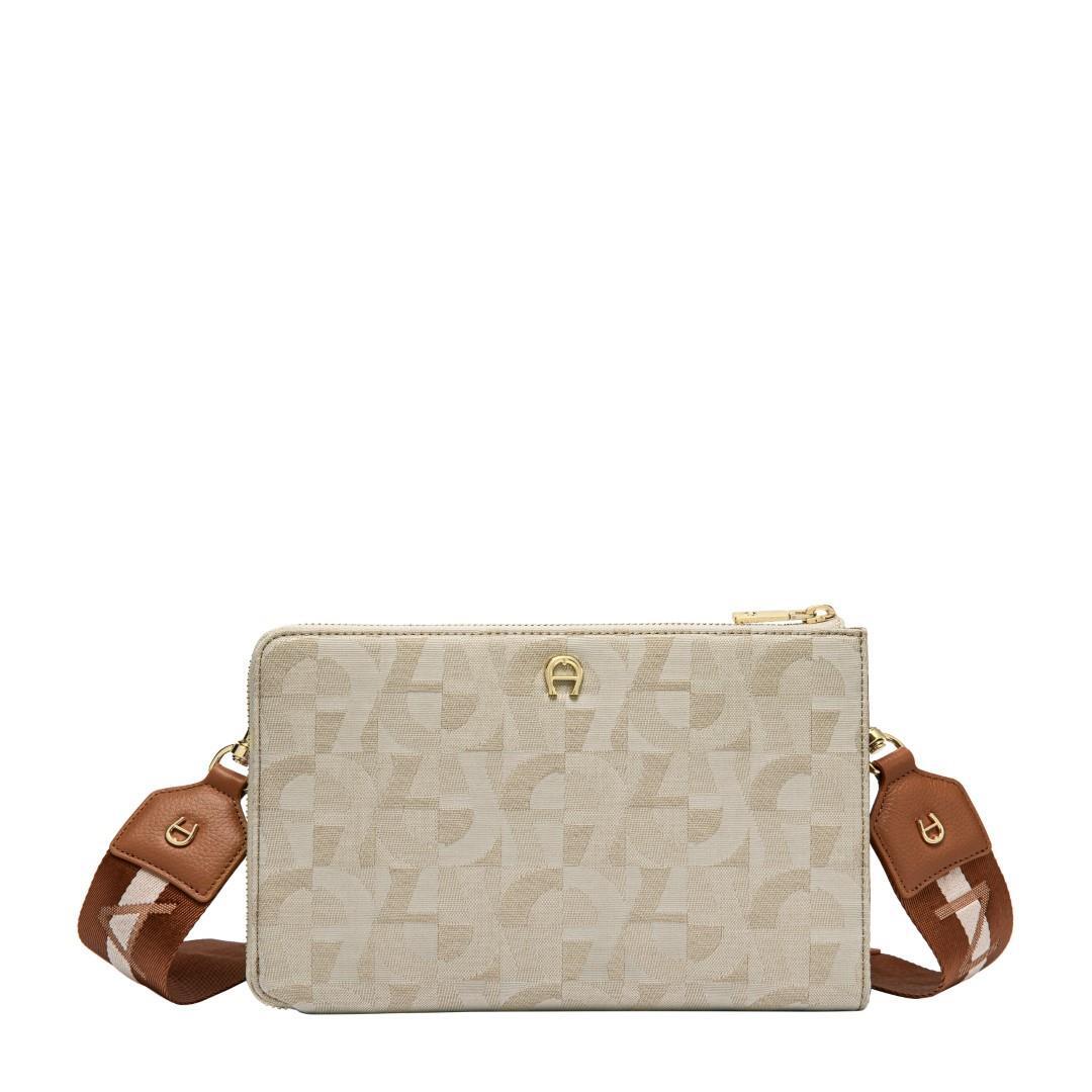 AIGNER - Handtasche Mit Reißversc Zita Maple Brown Beige von AIGNER