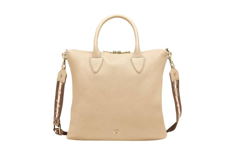 AIGNER - Handtasche Mit Reißversc Zita Shopper M Marzipan Beige Eierschale von AIGNER