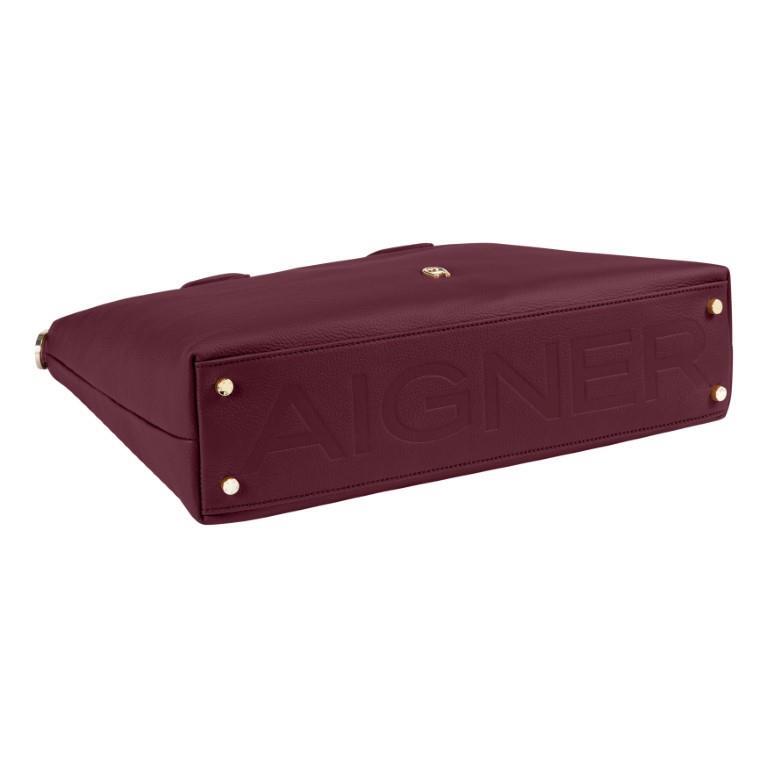 AIGNER - Handtasche Zita Handbag M Burgundy Bordo - Gr. - L von AIGNER