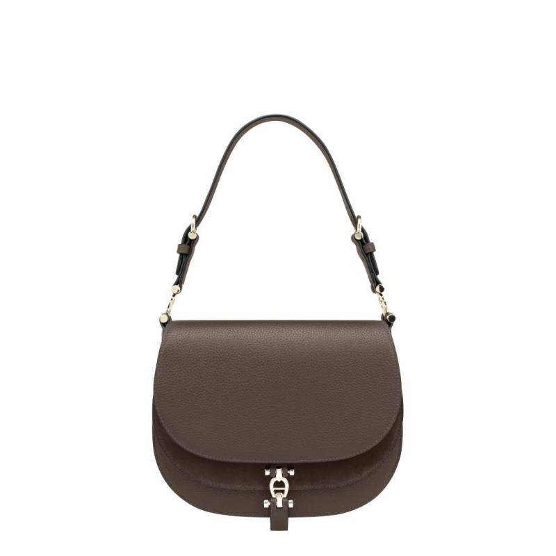 AIGNER - Handtaschen Mit Reißvers Delia Coal Brown Braun von AIGNER