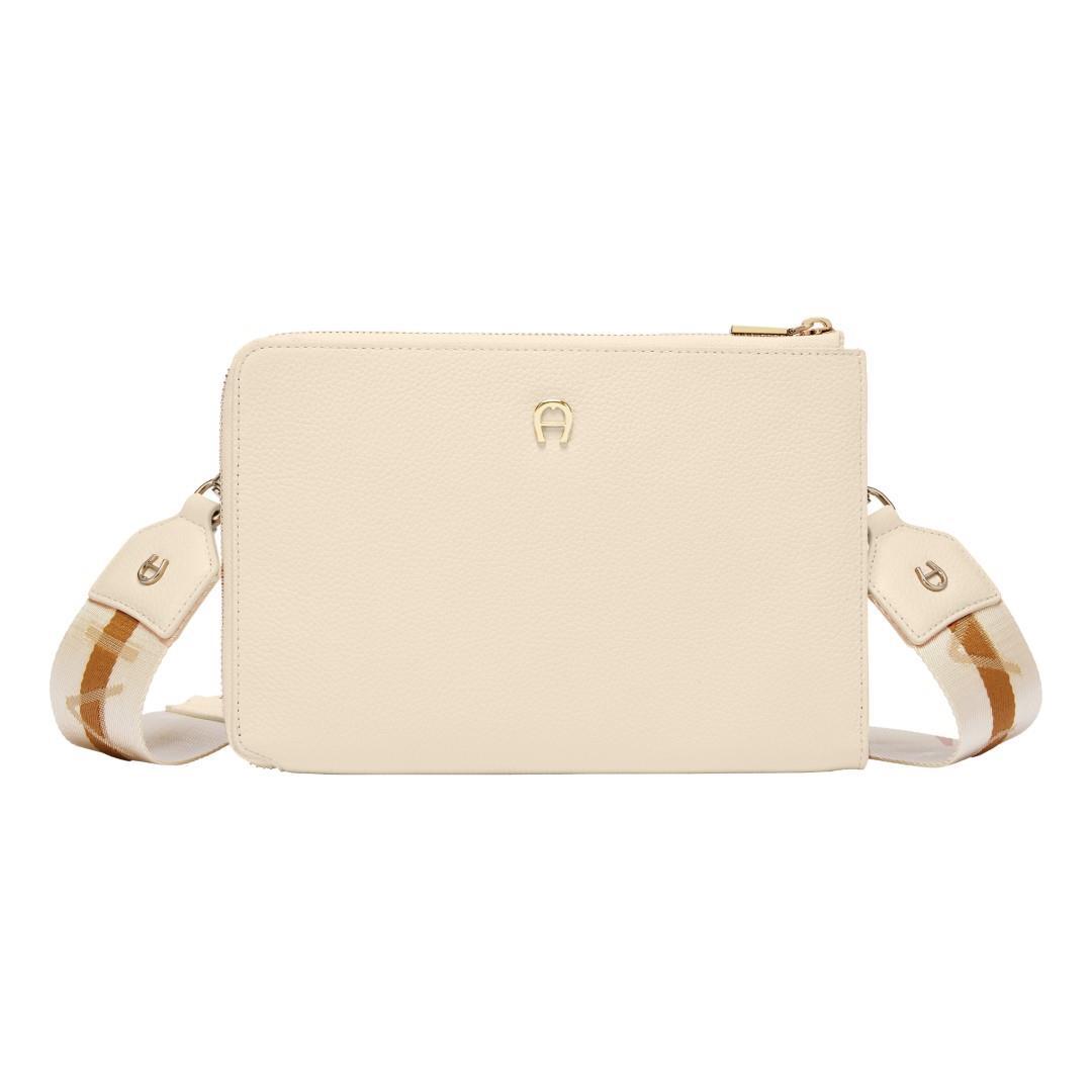 AIGNER - Handtaschen Mit Reißvers Fashion Pouch Macadamia White Offwhite von AIGNER
