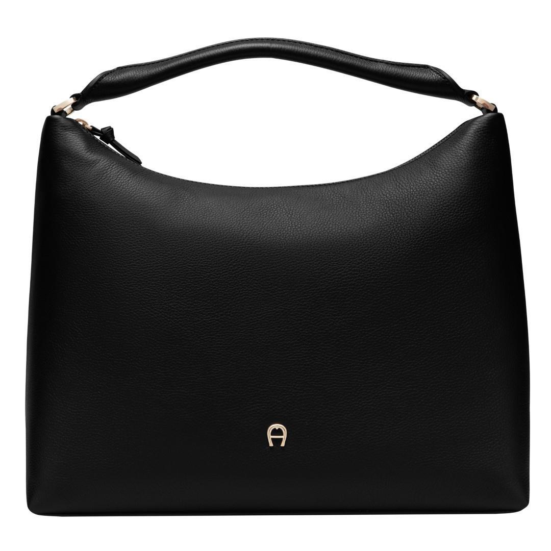 AIGNER - Hobobag Zita M Black schwarz/schwarz - Gr. - L von AIGNER