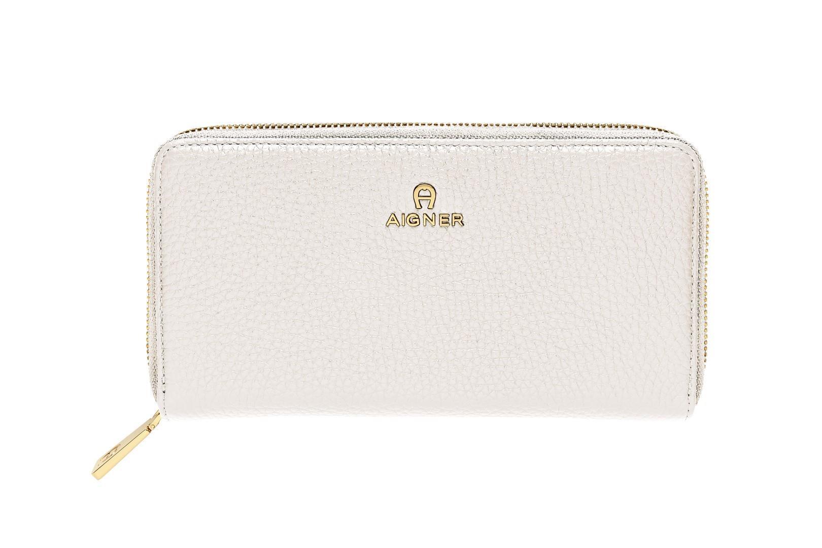 AIGNER - Langbörse Ivy Schein- Und Kartentaschen Cotton White Weiß von AIGNER