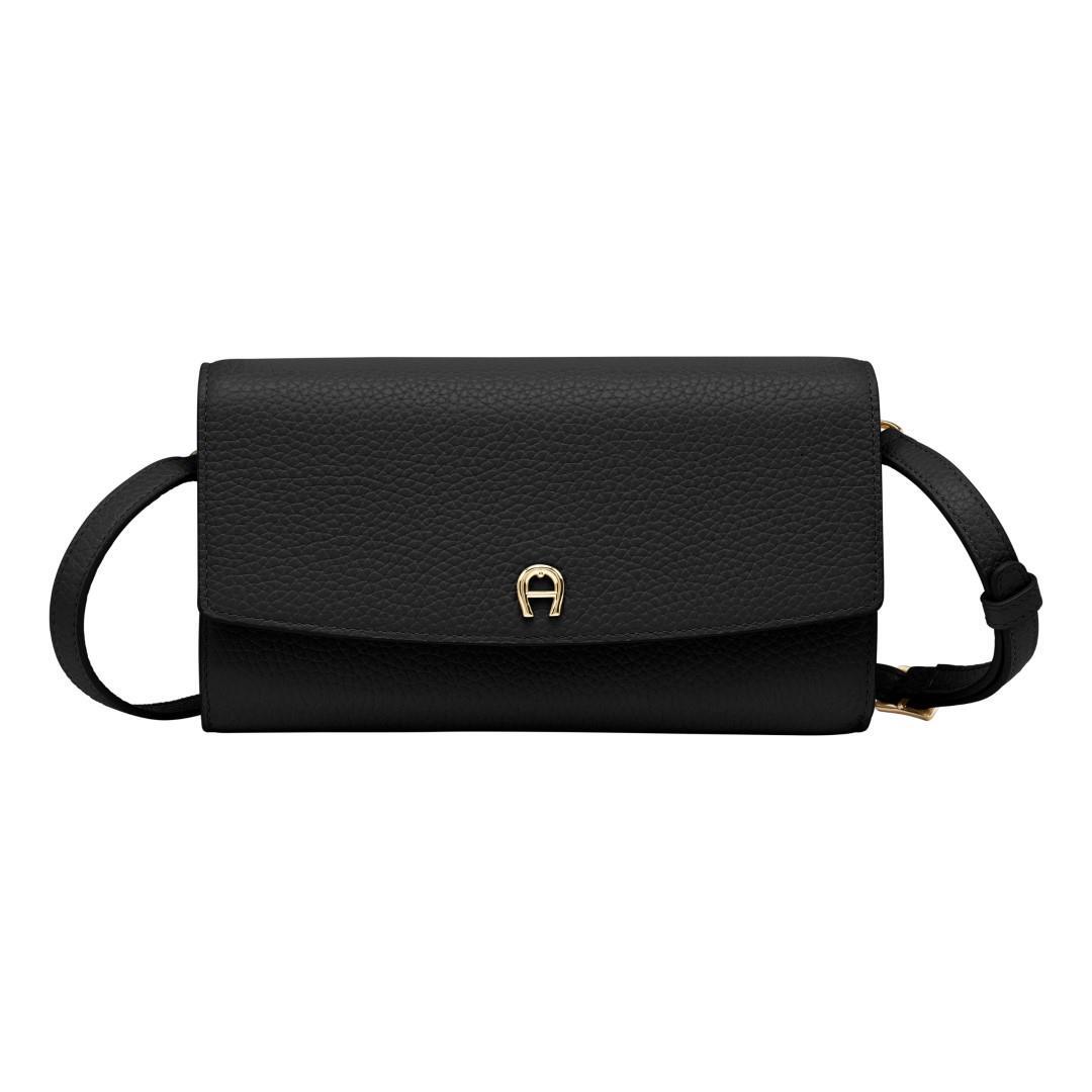 AIGNER - Üb-Handtasche Wallet On Chain Black Schwarz von AIGNER