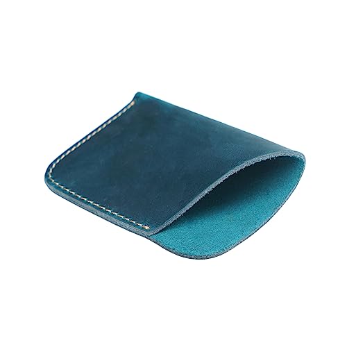 AIGUONIU Kartenetui aus Leder, Kreditkartenetui für Damen oder Herren für Ihre Tasche oder Geldbörse, Blau, Vintage von AIGUONIU