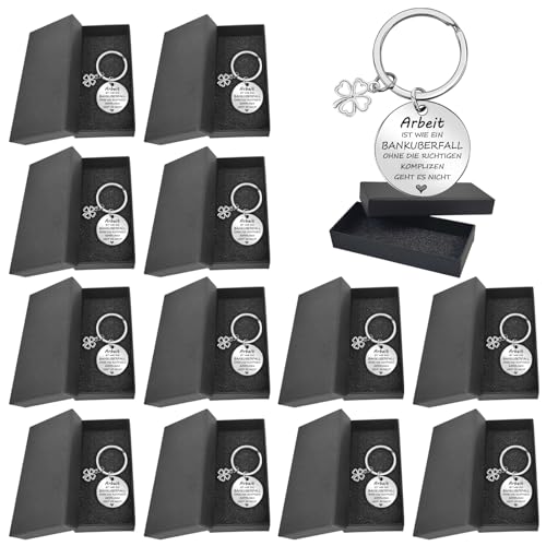 AIHSUMC 200 Stücke Schlüsselanhänger für Kollege von AIHSUMC