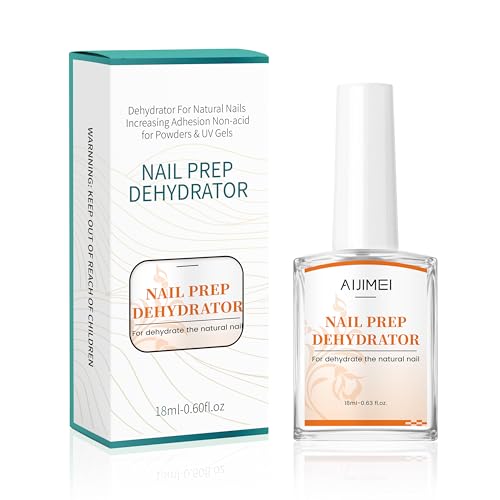 AIJIMEI Nail Dehydrator Säure freie natürliche Präp Dehydrat Acryl Versorgung Nail Prep Dehydrator für Acryl und Gel Polish (18ml Nail Dehydrator) von AIJIMEI