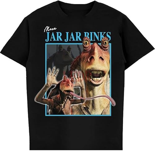 Retro Jar Jar Binks Short-Sleeve Man Women T-Shirt von AILIAN