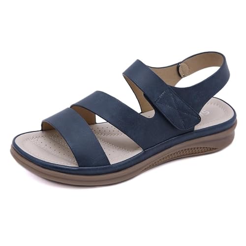 AILISK Naturstep Ergonomische Orthopädische Damensandalen Für Schmerzlinderung - FlexOrtho Neu2.0(Blau,numeric_40) von AILISK