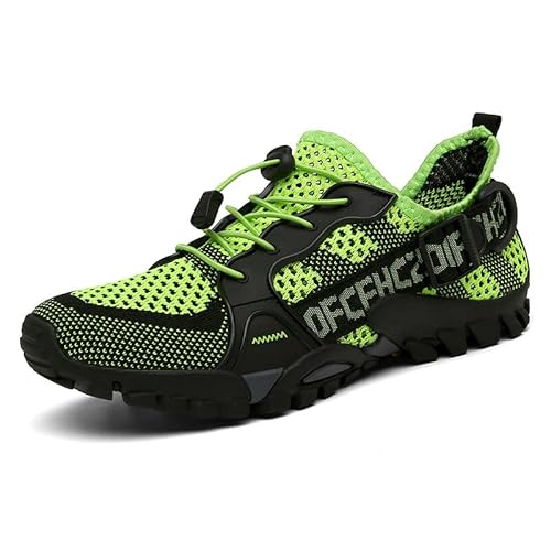 AILISK Naturstep Orthopädischer Lauf- & Wanderschuh - WildWalker(Hellgrün,Numeric_42) von AILISK