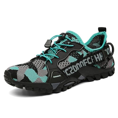 AILISK Naturstep Orthopädischer Lauf- & Wanderschuh - WildWalker(Himmelblau,Numeric_44) von AILISK