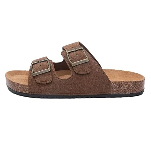 AILISK Project Cloud Arizona 100% GenuineLeather Sandals with Memor(Braun,numeric_41) von AILISK