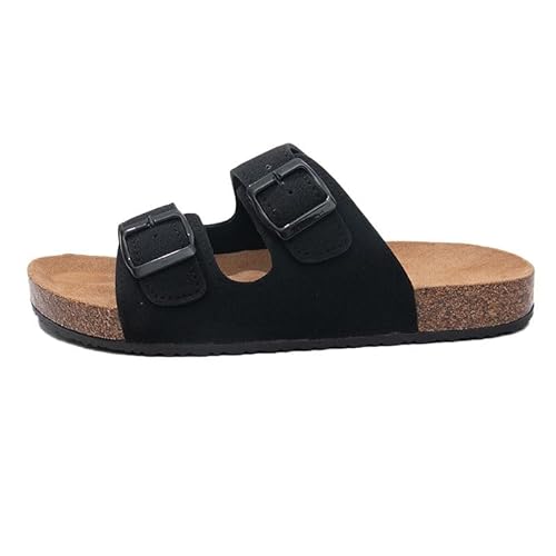 AILISK Project Cloud Arizona 100% GenuineLeather Sandals with Memor(Schwarz,numeric_38) von AILISK