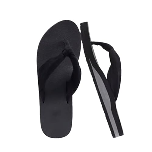 AILIUXIAOYAN Sandalen, Weiche EVA-Flip-Flops for Damen – Freizeitsandalen for den Sommer, Strand und Urlaub Hausschuhe für Damen(Black,40 EU) von AILIUXIAOYAN