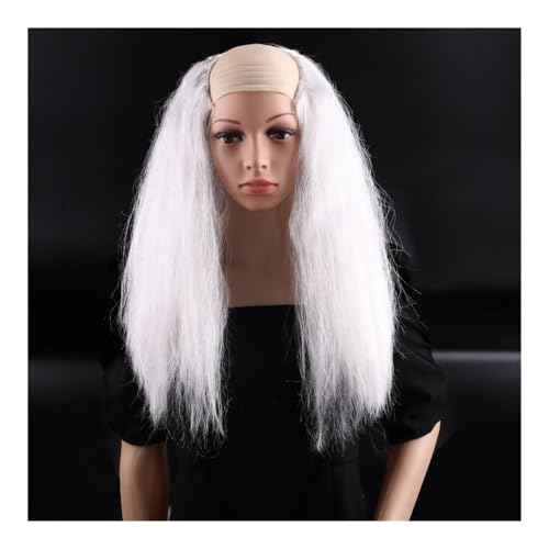 Herrenperücken realistisch Halloween Mittelmeer Erwachsene ältere Glatze Perücke Glatze Perücke Obdachlose Haarteil für Herren von AILIUXIAOYAN