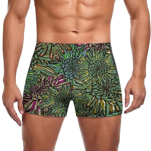 AILLOSA Badehosen für Herren 3D-Muster Größe Wettkampf Badehosen Herren Wettkampf Jammer von AILLOSA