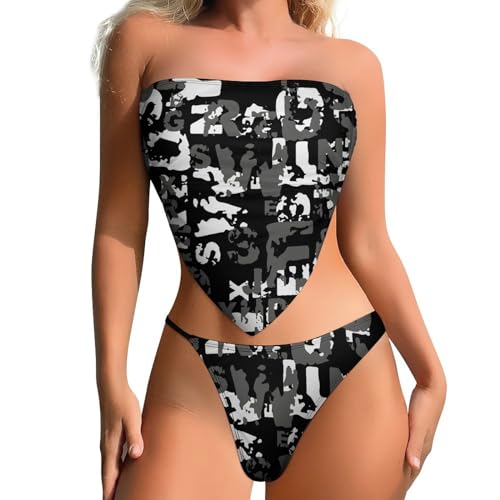 AILLOSA Bikini Sets für Damen Bikini Bademode Bauchkontrolle Two Piece Bikini Sets yh-333 von AILLOSA