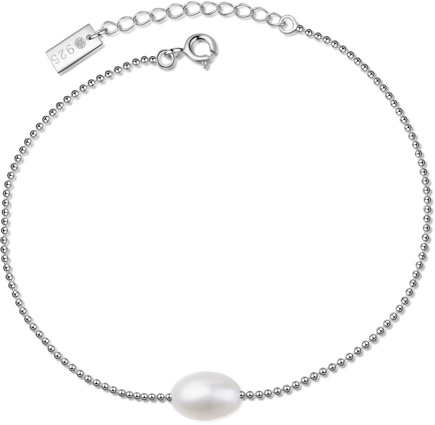 AILORIA Armband MISAKI armband silber/weiße perle, Armband Silber/weiße Perle von AILORIA