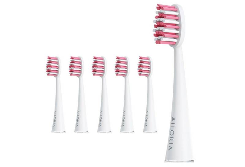 AILORIA Aufsteckbürsten SHINE BRIGHT Ersatzbürstenköpfe 6er Set, Ersatzbürstenköpfe für AILORIA SHINE BRIGHT von AILORIA