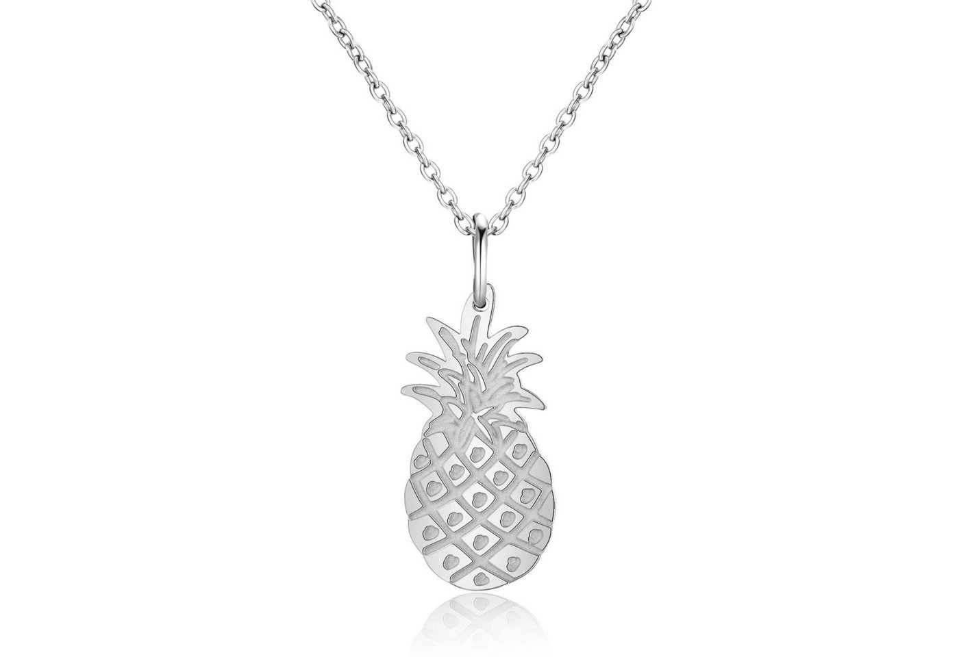 AILORIA Edelstahlkette DÉLICE halskette (1-tlg., inkl. Schmucksäckchen und Geschenkbox), aus Edelstahl mit Ananas-Anhänger von AILORIA