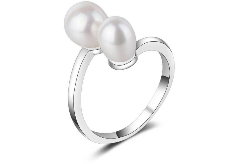AILORIA Fingerring MAYUKO Ring Silber/weiße Perle, Ring Silber/weiße Perle von AILORIA