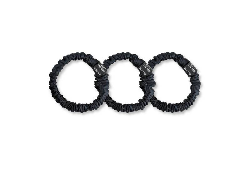 AILORIA Haargummi DOUX Set 3 Scrunchies S aus Seide, Luxuriöses Set aus drei Haargummis von AILORIA