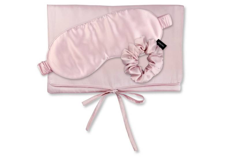 AILORIA Haargummi TRAVEL SET BEAUTY M Tasche, Schlafmaske &, Luxuriöses Reise-Set von AILORIA