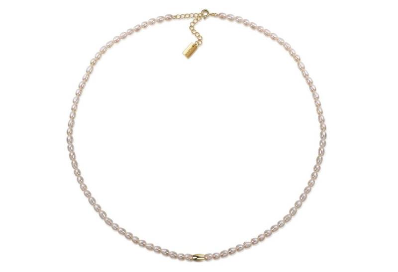 AILORIA Silberkette SANAKO Halskette (1-tlg), 925 Sterling Silber vergoldet Süßwasserperle von AILORIA