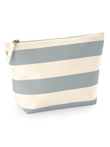 AIMA Kosmetiktasche aus 100% recyceltem Baumwoll-Leinen, Mehrzweck-Tasche mit Reißverschluss aus Metall, Organizer Koffer, Tasche, Federmäppchen, personalisierbare Tasche - 18 x 19 cm, grau AIMA Kosmetiktasche aus 100% recyceltem Baumwoll-Leinen, Mehrzweck-Tasche mit Reißverschluss aus Metall, Organizer Koffer, Tasche, Federmäppchen, personalisierbare Tasche - 18 x 19 cm, grau von AIMA