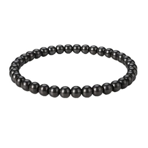 AIMANTIX Armband aus natürlichem Hämatitstein – Schmuck für Damen & Herren – eleganter und zeitloser Stil – Größe verstellbar 18-21 cm AIMANTIX Armband aus natürlichem Hämatitstein – Schmuck für Damen & Herren – eleganter und zeitloser Stil – Größe verstellbar 18-21 cm von AIMANTIX