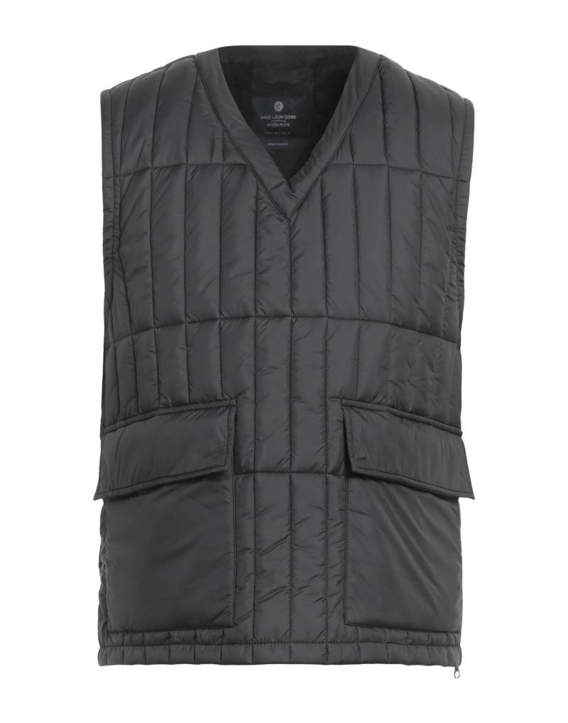 AIMÉ LEON DORE x WOOLRICH Weste Herren Schwarz von AIMÉ LEON DORE x WOOLRICH