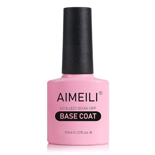 AIMEILI Base Coat Unterlack UV LED Gellack Gel Nagellack Gel Nail Polish 10ml von AIMEILI