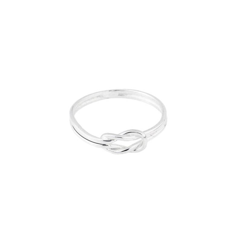 Double Knot Handgemachte Sterling Silberring Double Knot Handgemachte Sterling Silberring von AINAjoies