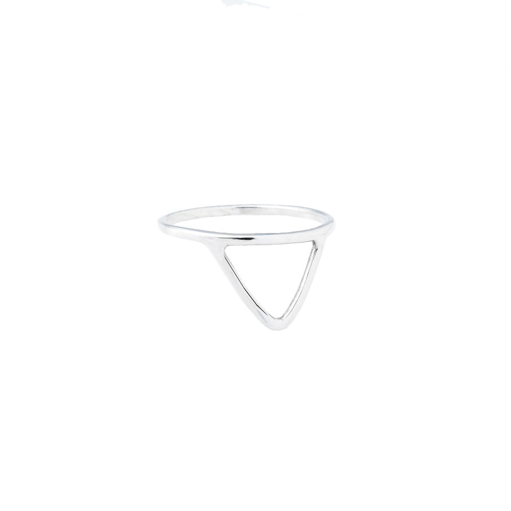 Dreieck Handmade Sterling Silberring Dreieck Handmade Sterling Silberring von AINAjoies