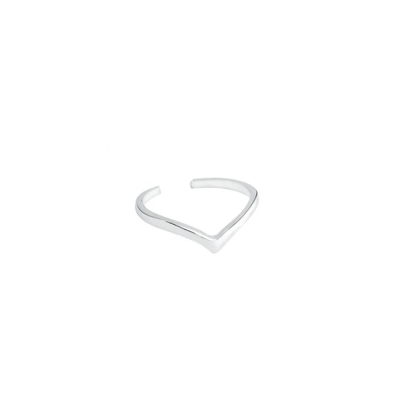 Spitz Midi-Handmade Sterling Silberring Spitz Midi-Handmade Sterling Silberring von AINAjoies