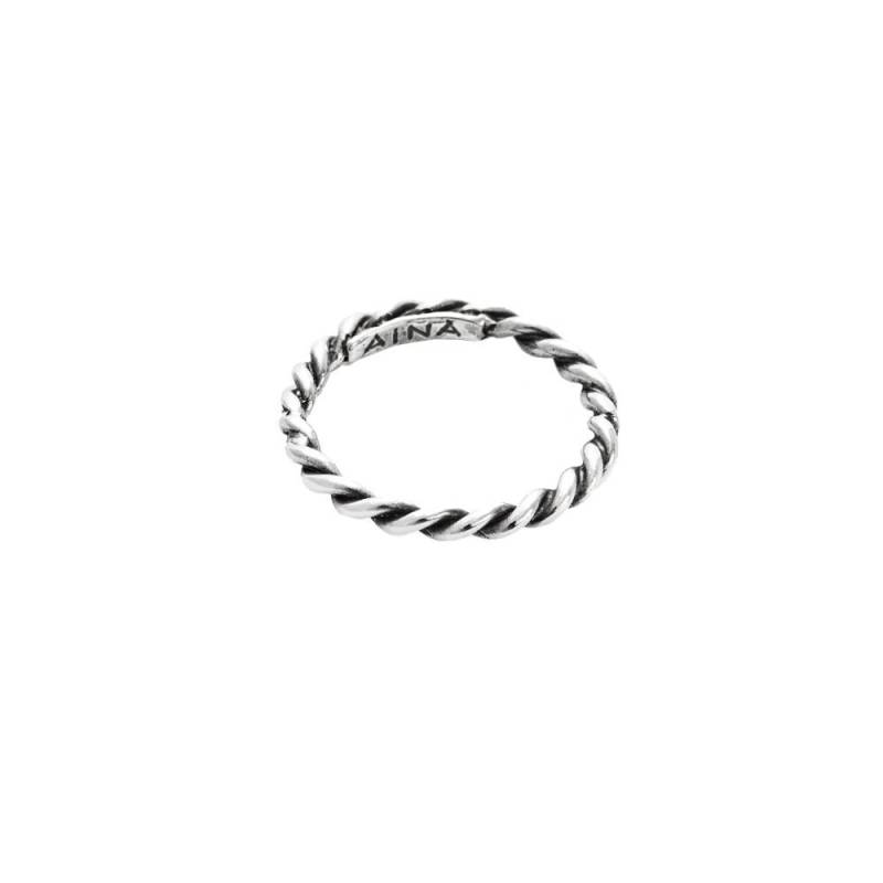 Twisted Handgemachte Sterling Silberring Twisted Handgemachte Sterling Silberring von AINAjoies