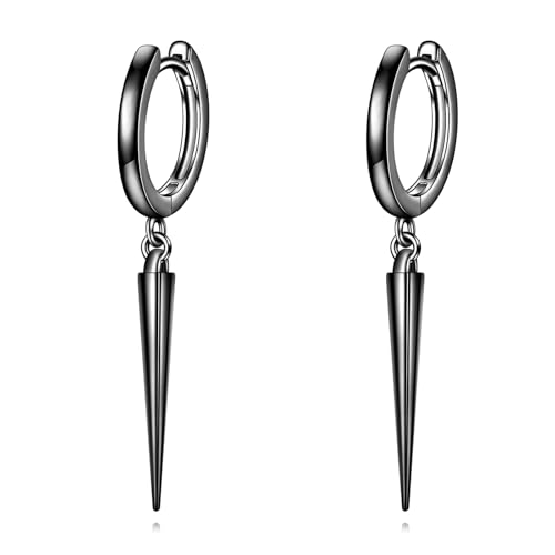 Schwert Tropfen Ohrringe 925 Sterling Silber Dolch Creolen Ohrringe Wikinger Schmuck Geschenke für Damen und Herren (Spike) von AINFQY