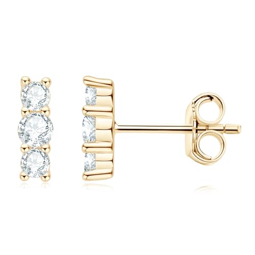 AINUOSHI Subloom Ohrstecker Silber 925 ohrringe damen Moissanit Schmuck Geschenke für Frauen Mama Freundin Weihnachten Muttertag von AINUOSHI