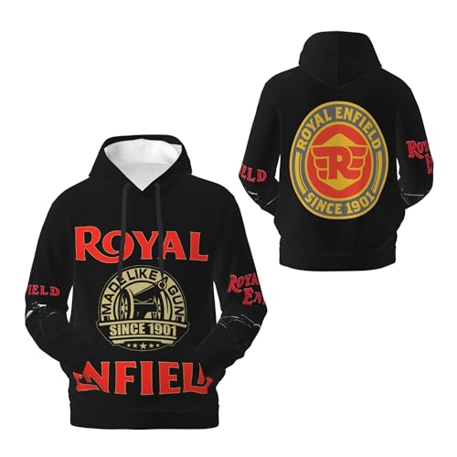 AIOETUIME Herren Ro&yal Kapuzenpullover mit En&Field Logo Grafik Weiches Hoodie Langarm Sweatshirt für Herren Kapuzen Pullover für Fans Merch Tops mit Tasche Schwarz AIOETUIME Herren Ro&yal Kapuzenpullover mit En&Field Logo Grafik Weiches Hoodie Langarm Sweatshirt für Herren Kapuzen Pullover für Fans Merch Tops mit Tasche Schwarz von AIOETUIME
