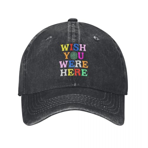 AIOGCAEX Baseballkappe Wish You were Here Astroworld Cactus-Jack Herren Distressed Washed Cap Hut Outdoor Workouts Weiche Snapback Hut AIOGCAEX Baseballkappe Wish You were Here Astroworld Cactus-Jack Herren Distressed Washed Cap Hut Outdoor Workouts Weiche Snapback Hut von AIOGCAEX