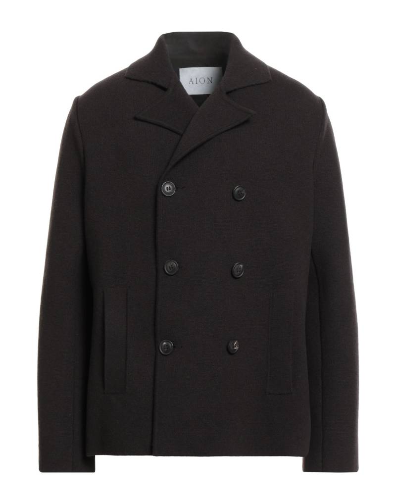 AION  Mantel Herren Dunkelbraun von AION