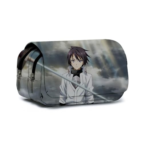 AIPILEI That Time I Got Reincarnated as a Slime Federmäppchen Anime Federmäppchen Große Kapazität Doppellagige Reißverschluss Bleistift Box Student Schreibwaren Box Geschenke, Typ 4, 21x10x7.5cm von AIPILEI