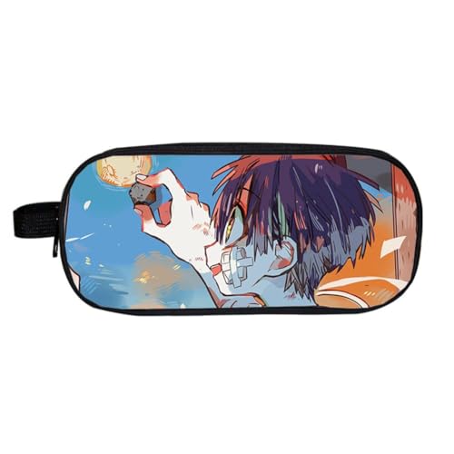 AIPILEI To-Bound Hanako-kun Federmäppchen Anime Stifteetui, Yugi Amane 3D-Druck Stifttasche, große Kapazität, Doppelschichten, Reißverschluss, Stiftebox, Schreibwarenetui für Schule, Studenten, von AIPILEI
