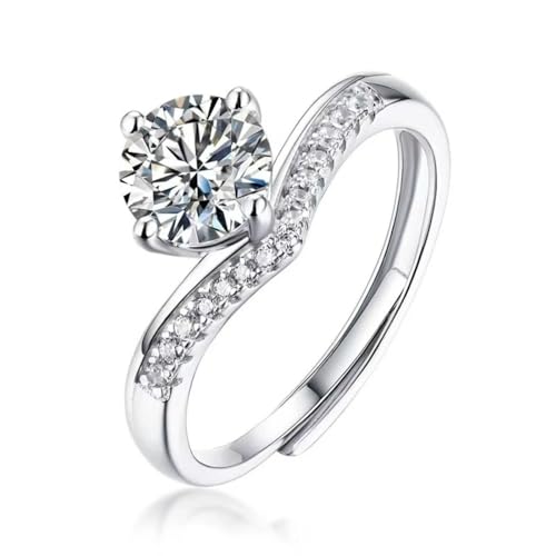 AIPWEYT Store Verlobungsring Damen, Silber 925 Eheringe Ringe, Verstellbar Verlobungsring Eheringe Engagement Ringe, Simulierte Diamant Eheringe, Silber Ring für Damen Schmuck Geschenke für Frauen AIPWEYT Store Verlobungsring Damen, Silber 925 Eheringe Ringe, Verstellbar Verlobungsring Eheringe Engagement Ringe, Simulierte Diamant Eheringe, Silber Ring für Damen Schmuck Geschenke für Frauen von AIPWEYT Store