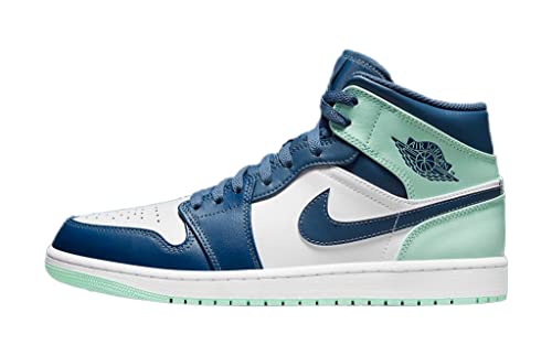 AIR JORDAN 1 Mid Mystic Navy Mint Foam 554724-413 Size 42 von Jordan