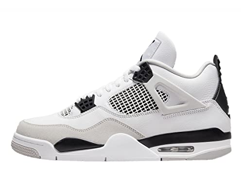Jordan Air Jordan 4 Retro DH6927 111 Herren-Basketballschuhe, Größe 43, Schwarz (Military Black) von AIR JORDAN