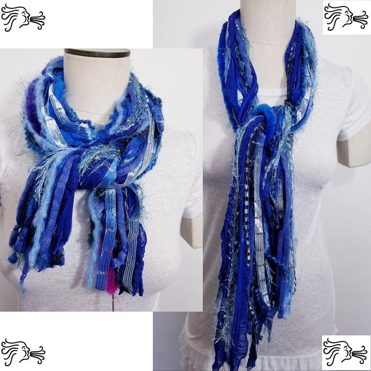 Frauen Garn Gebunden Schal 60" Lange Handgefertigte Warm Winter Wrap Circle Loop Chunky von AIRARTSYACCESSORIES