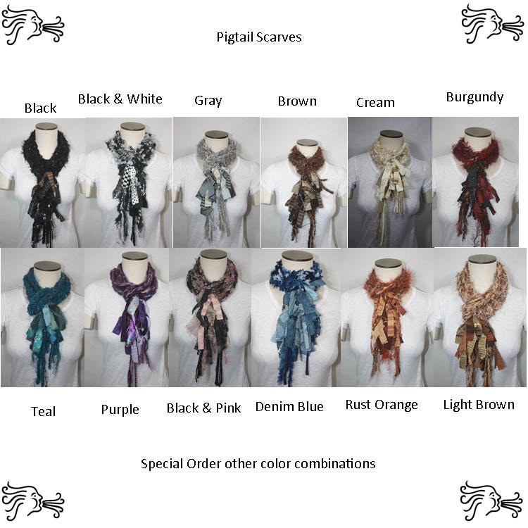 Gehäkelter Garn-Seil-Schal Mit Textur-Fransen-Lariat-Unendlichkeit-Frauen Ca. 66 Zoll von AIRARTSYACCESSORIES