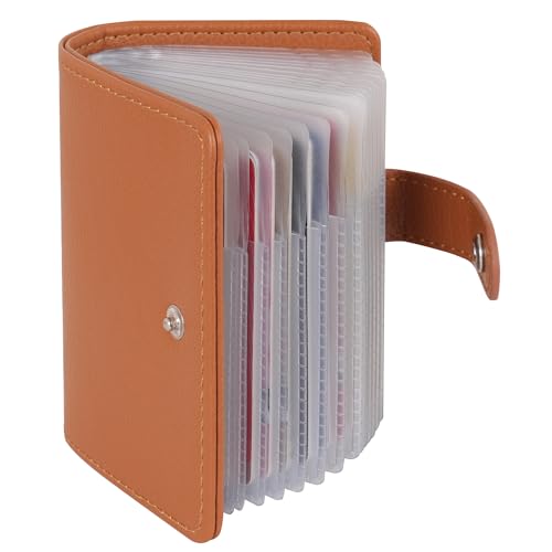 AIRCBC Kreditkartenetui Damen und Herren Kartenetui Leder - 40 Karten von AIRCBC